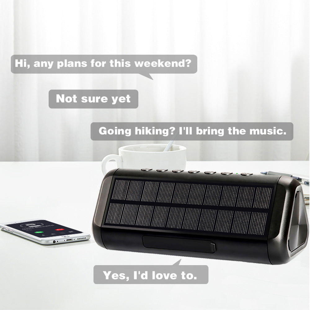 Portable Bluetooth speaker with solar charging function Kalsten