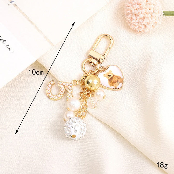 Playful keychain with teddy bear motif Kalsten