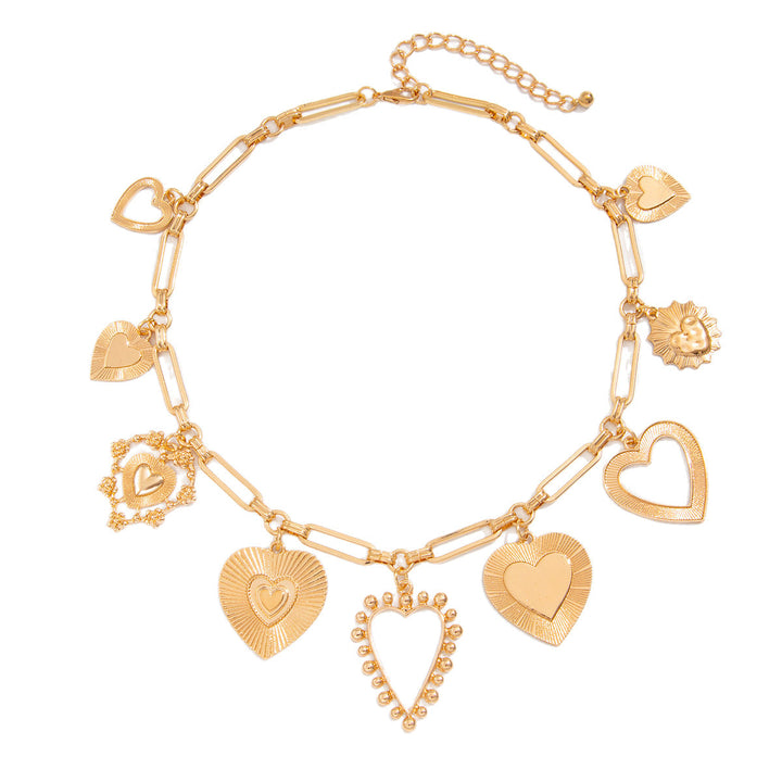 Kalsten | Chunky Heart Charm Necklace
