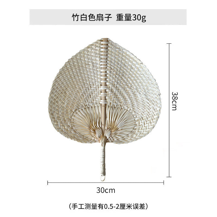 Women hand-woven fan made of natural material Kalsten