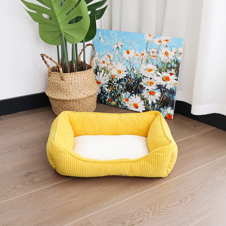 Corded Soft dog bed