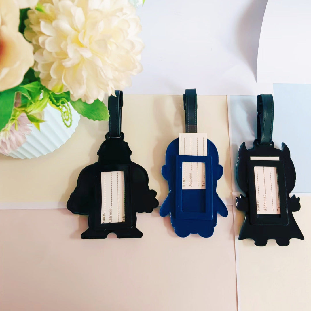 Unisex Silicone Superhero-Themed Luggage Tag Kalsten