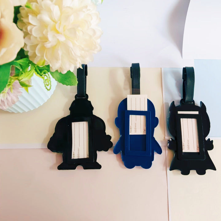 Unisex Silicone Superhero-Themed Luggage Tag Kalsten