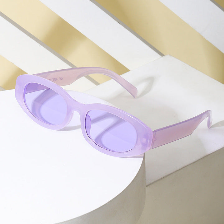 Ladies fashionable sunglasses in minimalist oval design Kalsten