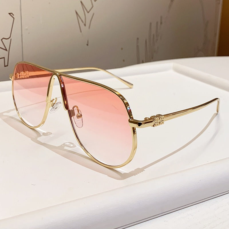Men's Luxurious Oversized Aviator Sunglasses Kalsten