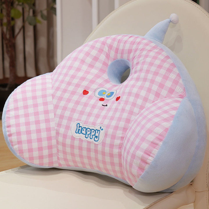 Plush back support pillow with casual design Kalsten