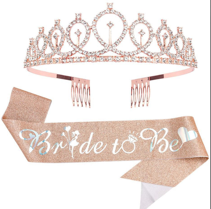 Women Glittering Tiara with Elegant Design Kalsten