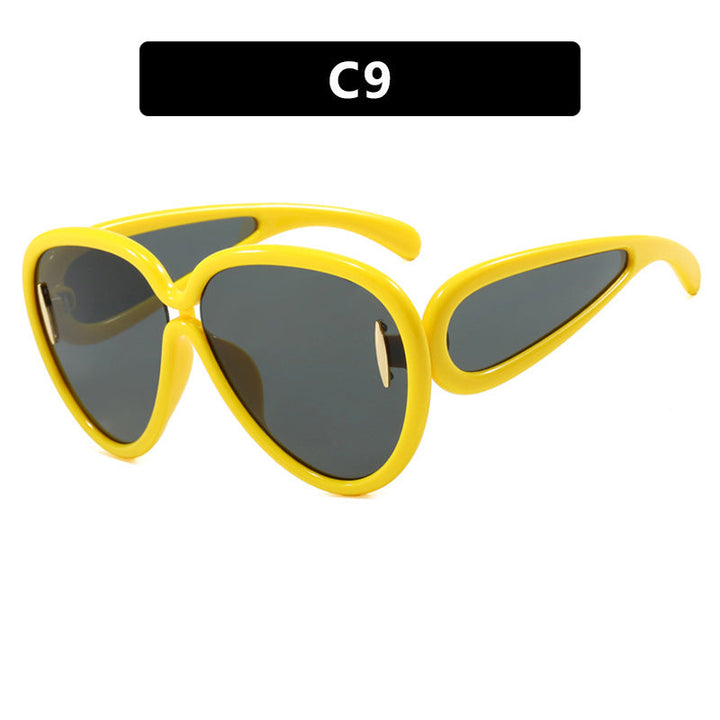 Women extravagant sunglasses in creative design Kalsten