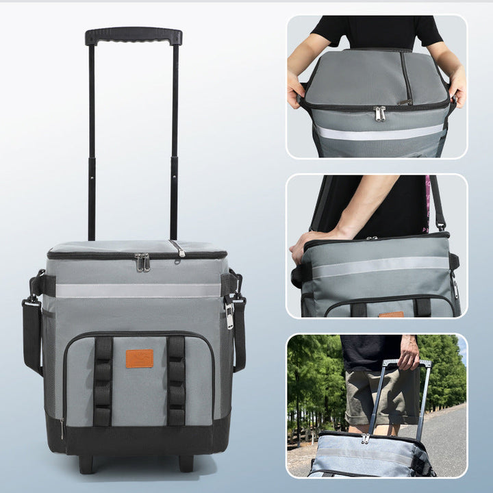 Women's travel cooler bag with telescopic handle Kalsten