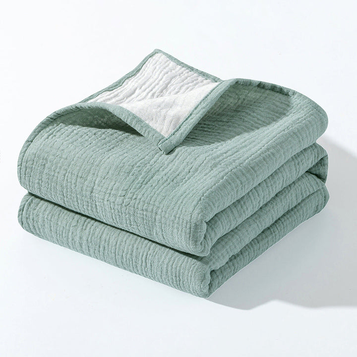 Ultra-Soft Reversible Muslin Throw Blanket kalsten