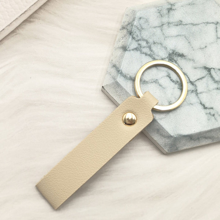 Unisex keychain with elegant artificial leather design Kalsten