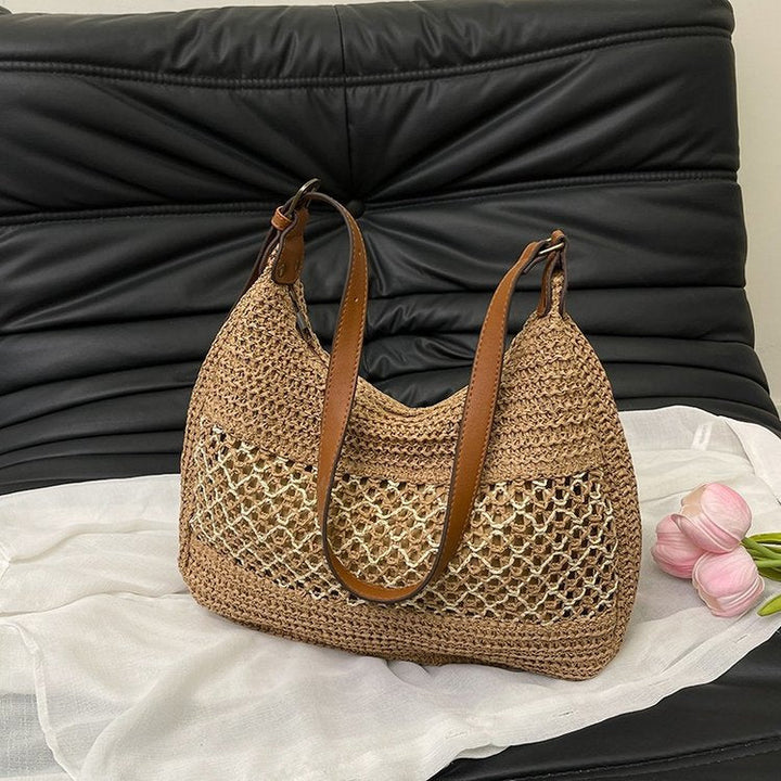 Casual Shoulder Bag Made of Natural Material Kalsten