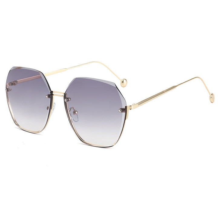 Ladies oversized sunglasses in modern hexagon style Kalsten