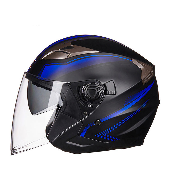Full-Face Motorcycle Helmet with Integrated Visor Kalsten