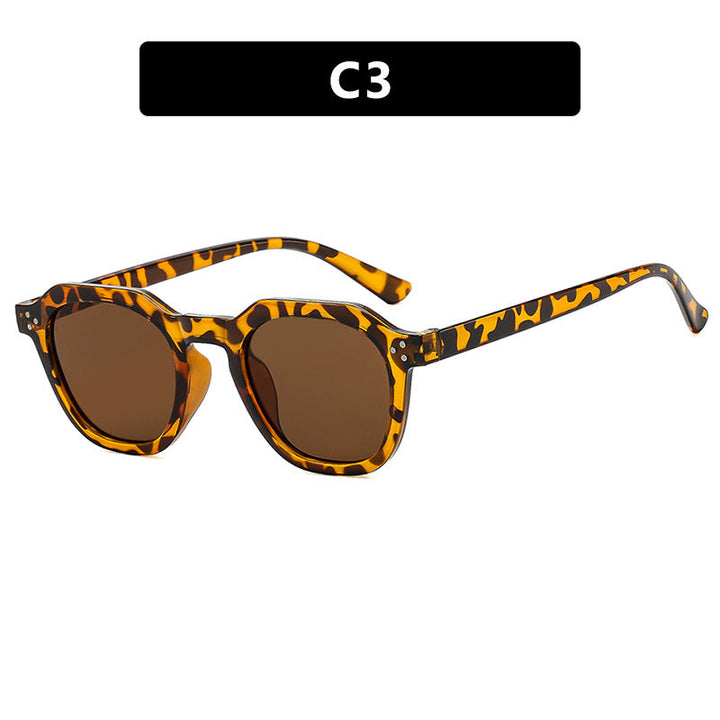 Ladies fashionable sunglasses in trendy hexagon design Kalsten
