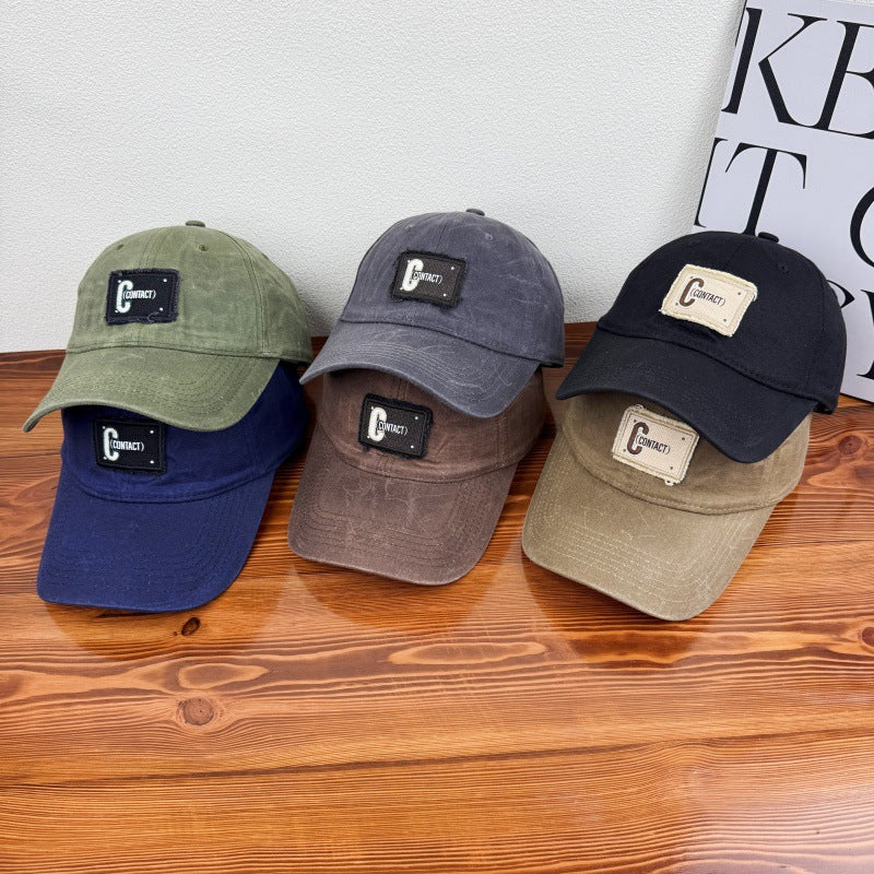Men's Vintage-Inspired Distressed Cap Kalsten