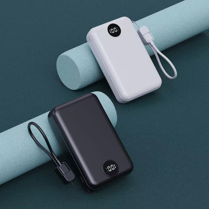 Portable power bank with integrated digital display and intelligent charging function Kalsten