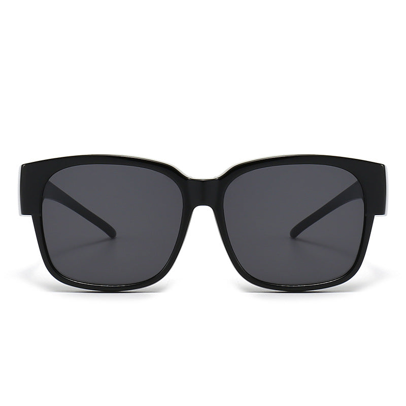Women's stylish rectangular sunglasses with yellow lenses Kalsten