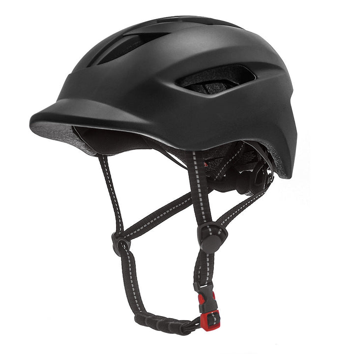 urban commuter cycling helmet with adjustable retention and integrated visor Kalsten