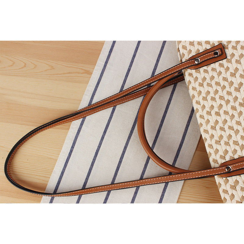 Trendy Woven Tote Bag Kalsten