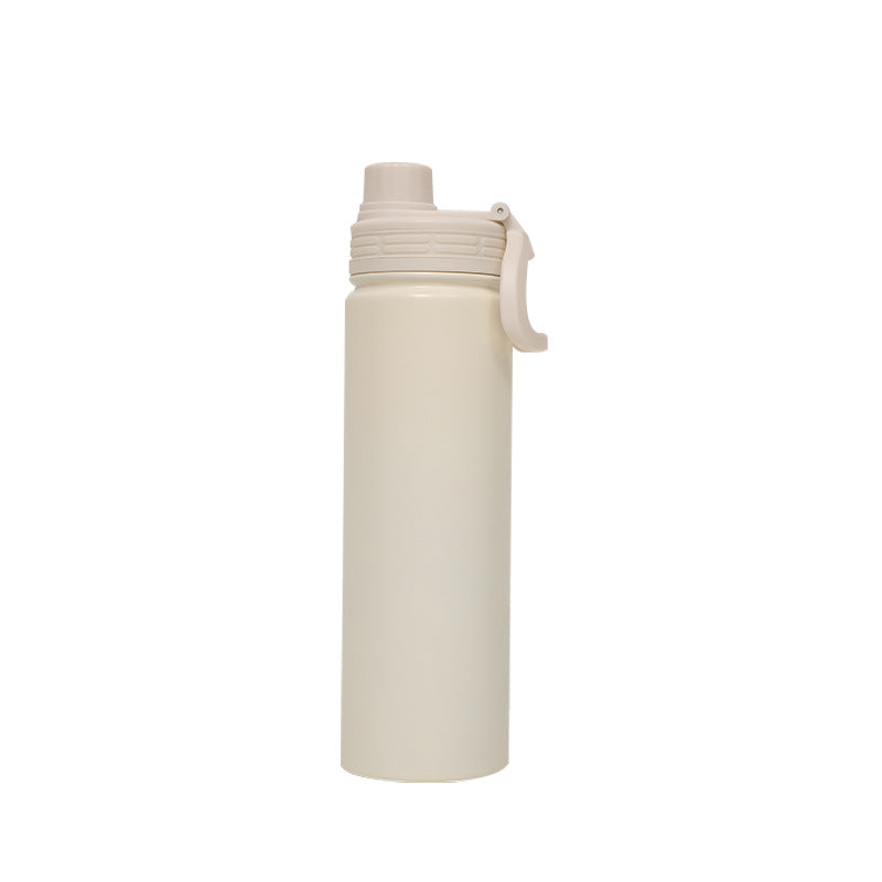 Ladies reusable and insulated drinking bottle with practical carrying handle Kalsten