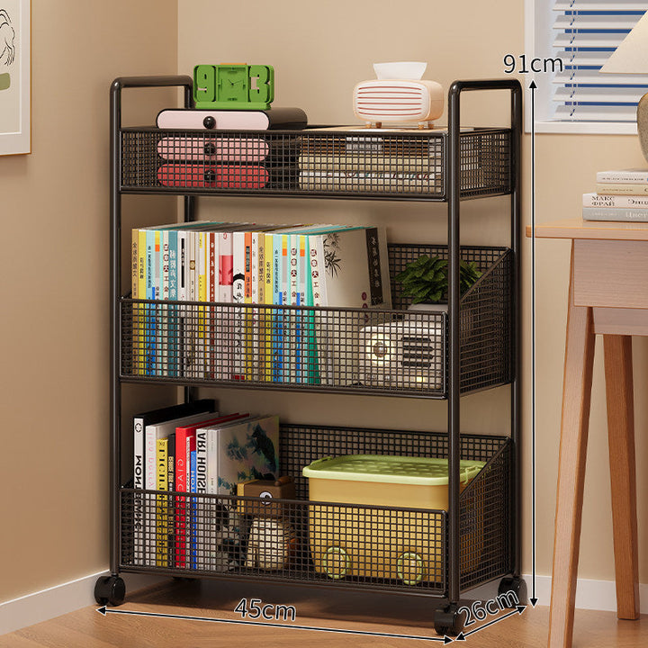Mesh Multi-Shelf Storage Rack Kalsten