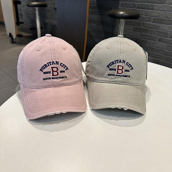Men's Vintage-Inspired Embroidered Baseball Cap Kalsten