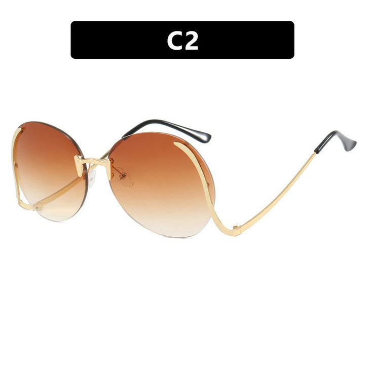 Women’s luxurious oversized sunglasses with innovative frame and UV protection Kalsten