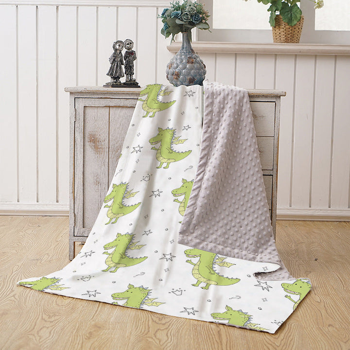 Women’s cuddly blanket in dinosaur design Kalsten