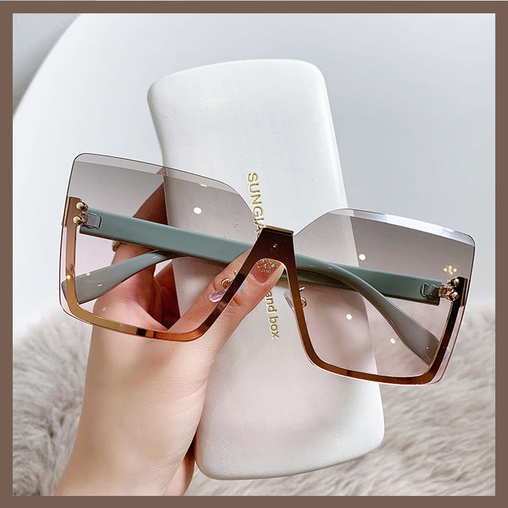 Ladies oversized sunglasses in modern design with UV protection Kalsten