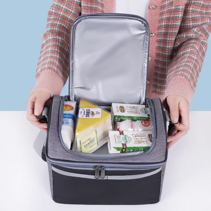 Women's insulated picnic lunch bag with multiple compartments Kalsten