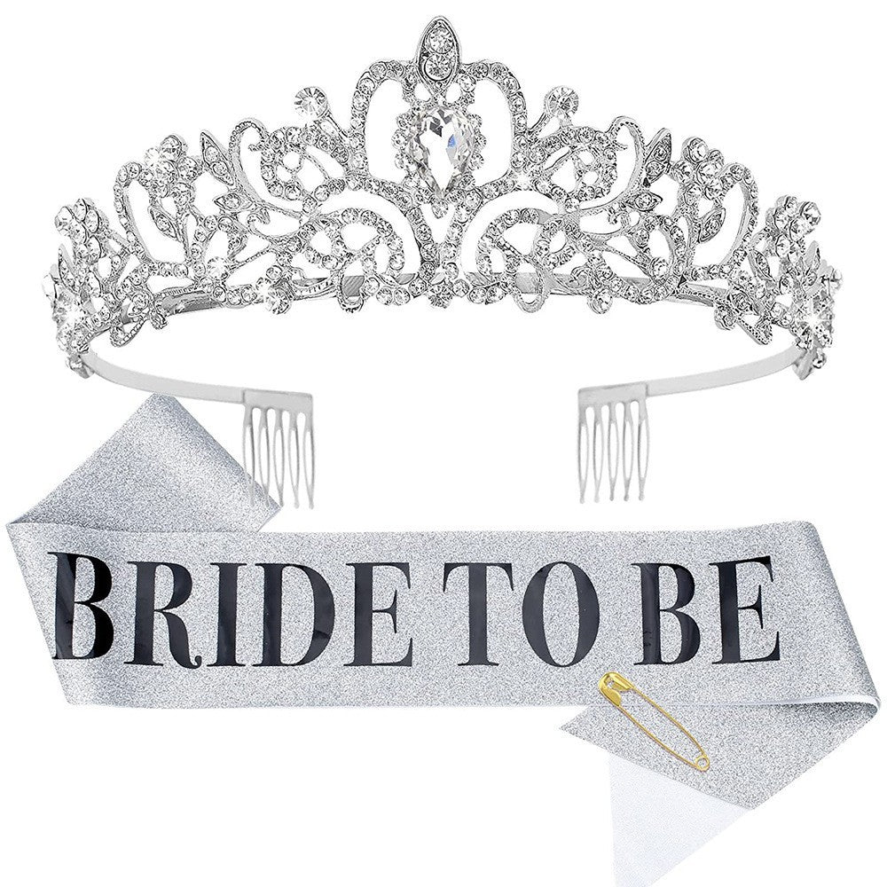 Ladies Crystal Embellished Bridal Tiara Kalsten