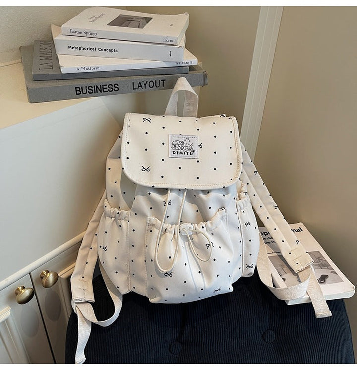 Casual Drawstring School Backpack