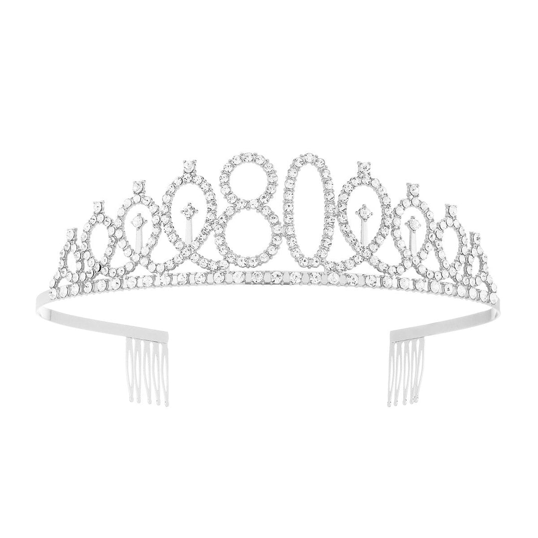 Women's Crystal-Embellished Tiara with Elegant Design Kalsten