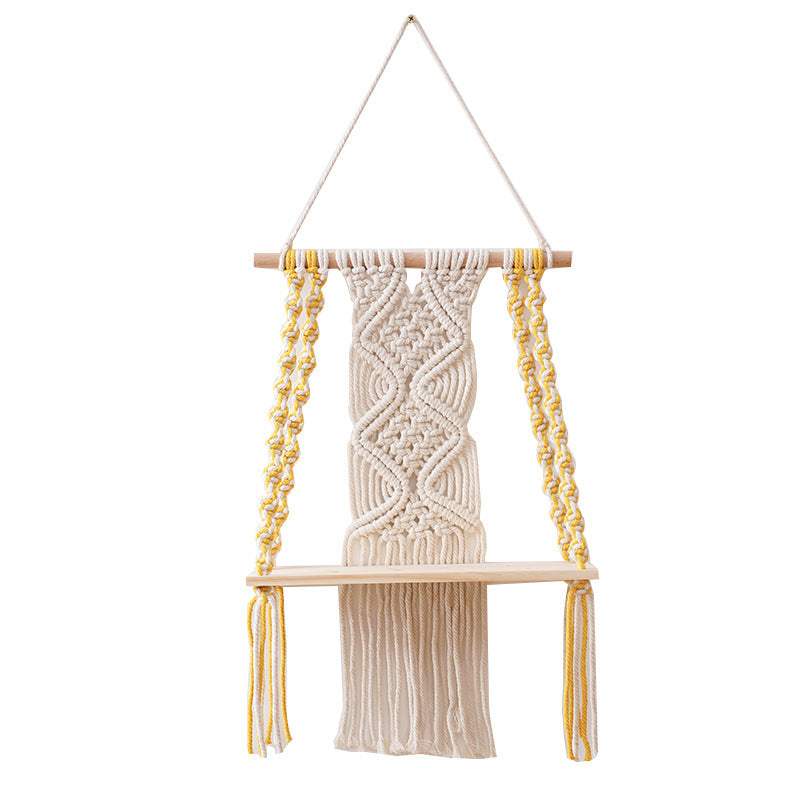 Decorative Macramé Swing Shelf Acalora