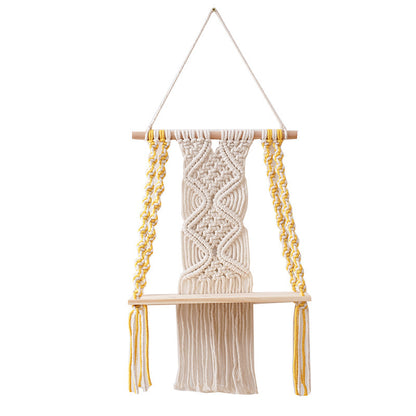 Decorative Macramé Swing Shelf Acalora