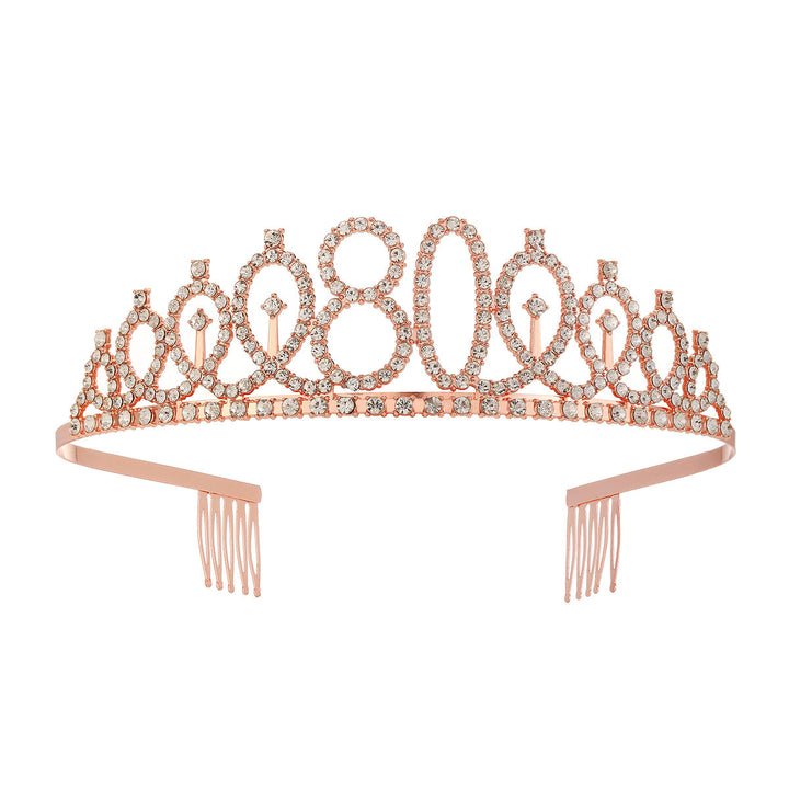 Women's Crystal-Embellished Tiara with Elegant Design Kalsten