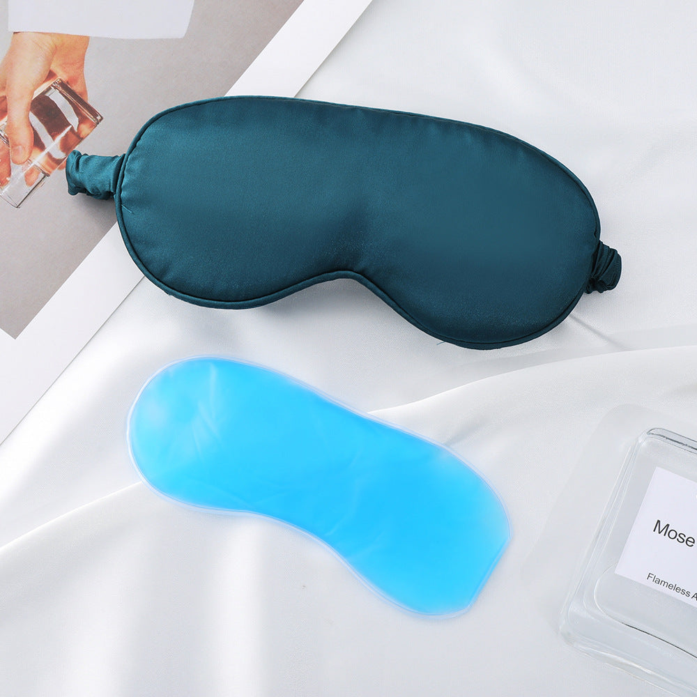 Women's nan silky soft sleep mask with removable gel cooling pad and adjustable comfort strap Kalsten
