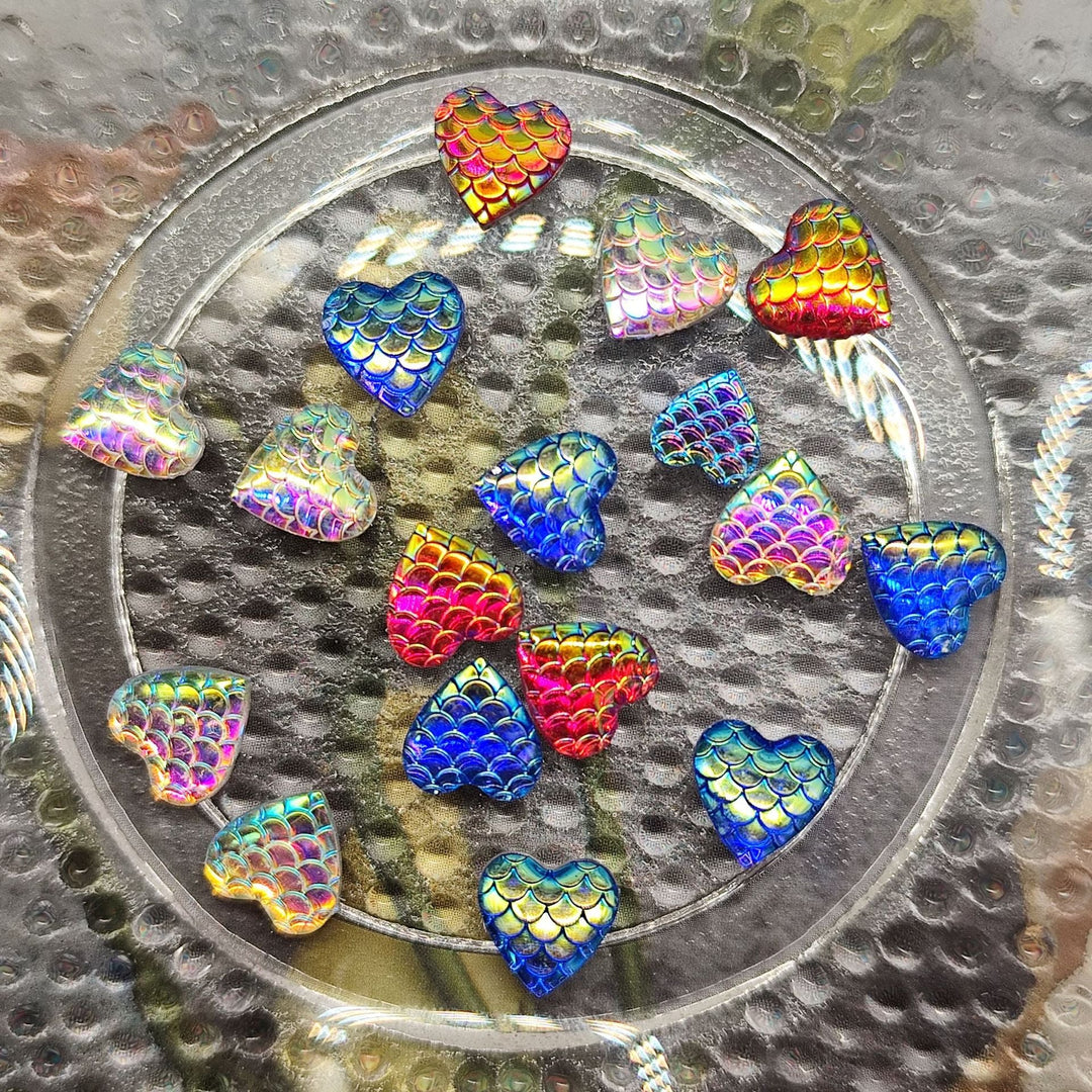 Sparkling Heart-Shaped Decoration Stones Kalsten