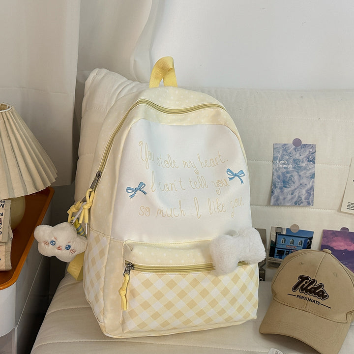 Charming Cotton Print Backpack Kalsten