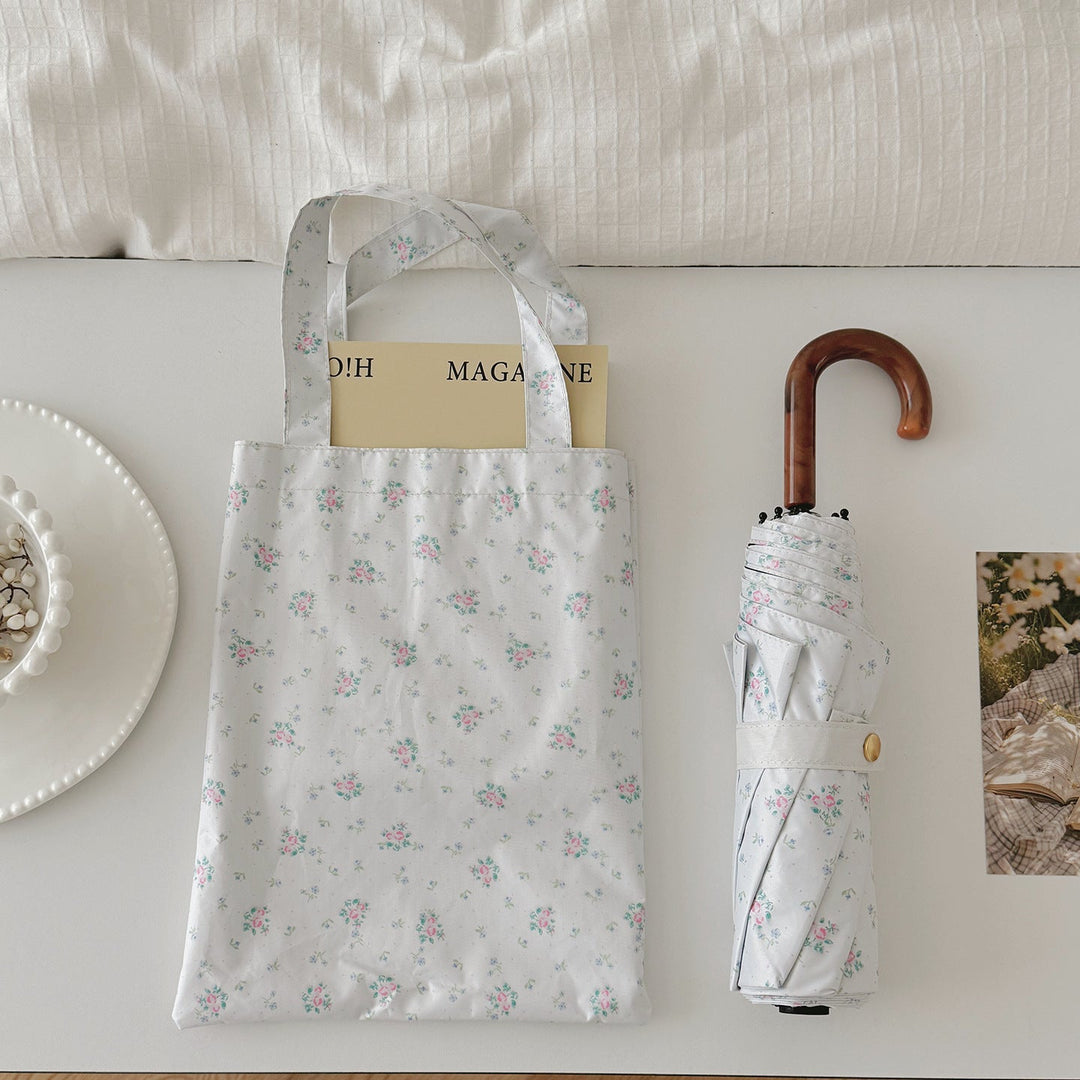 Women's Foldable Umbrella with Floral Pattern Kalsten