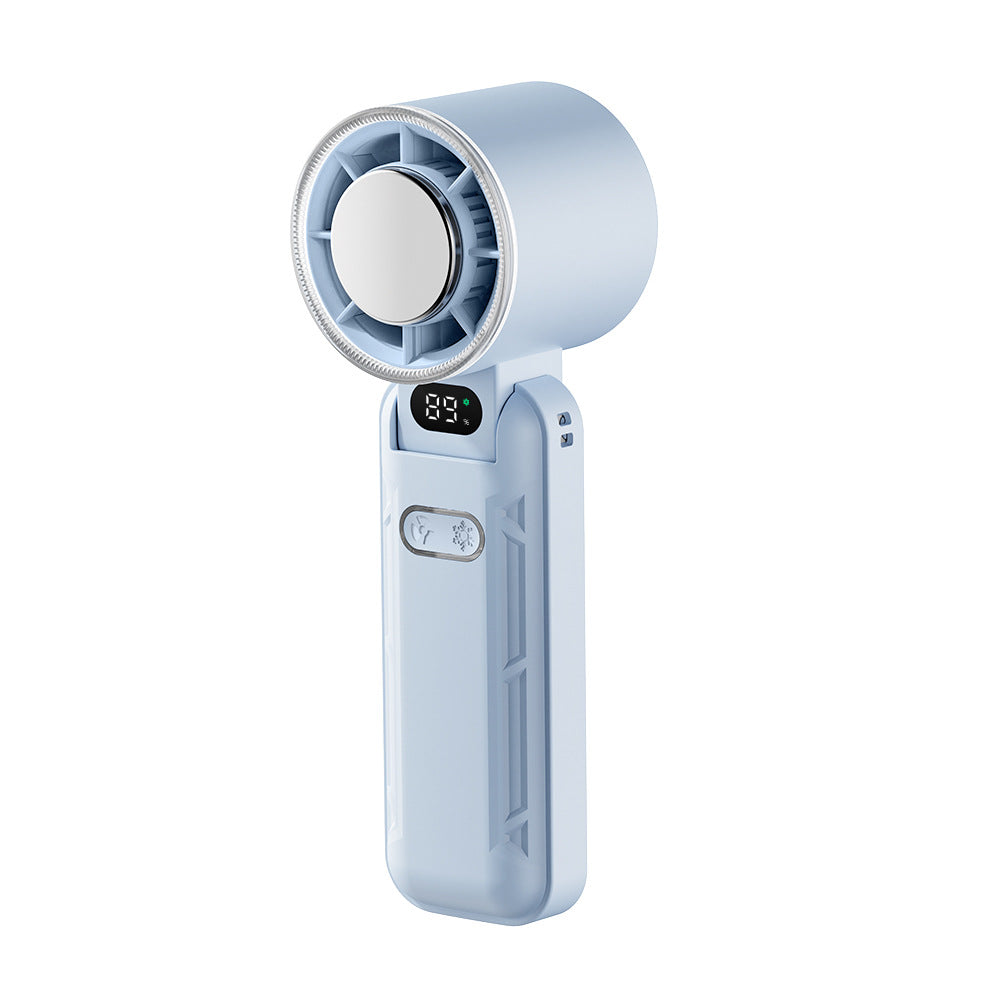 Women's compact portable fan with digital temperature display Kalsten