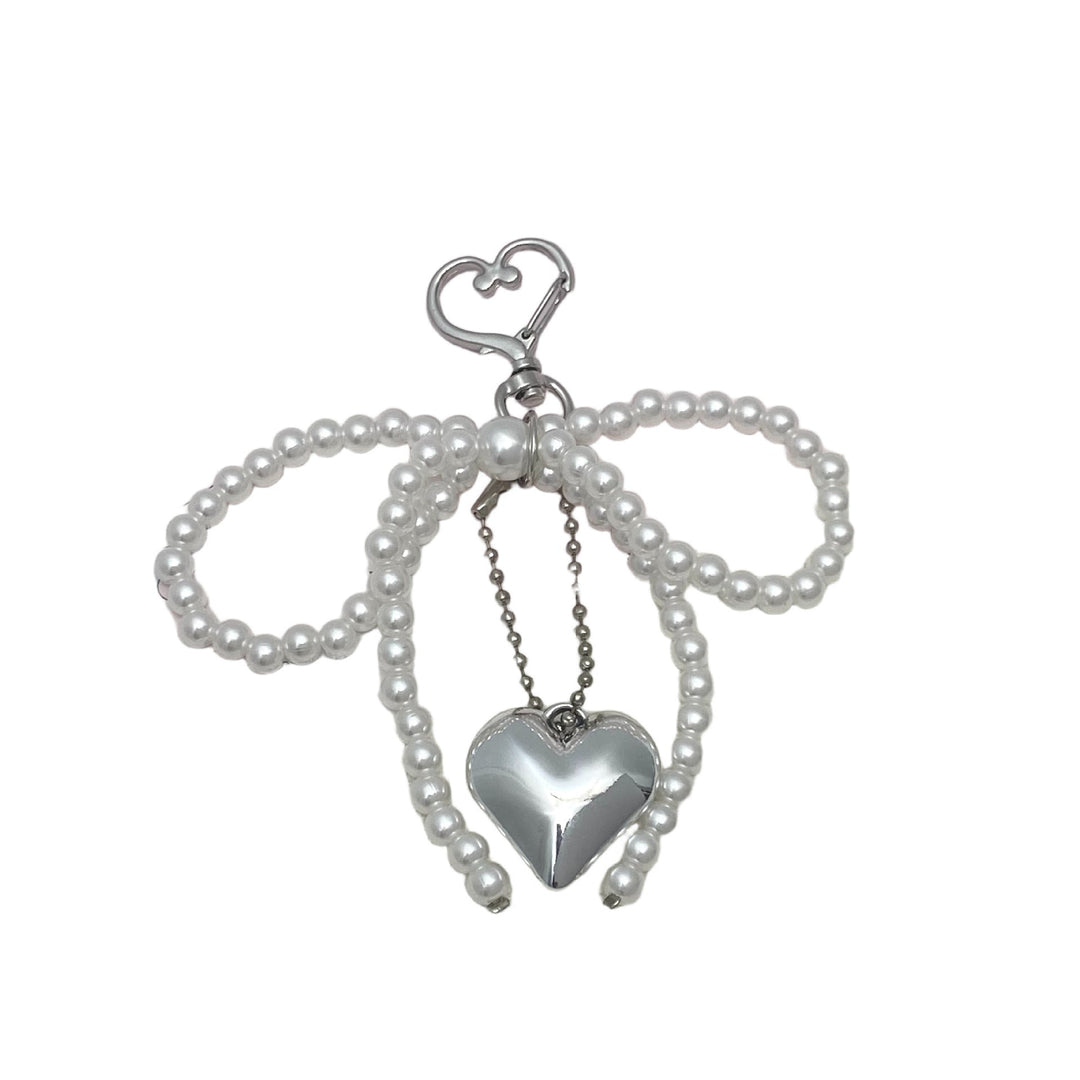Elegant Pearl Bow Keychain Kalsten