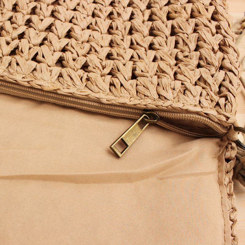 Handbag made of high-quality woven natural material Kalsten