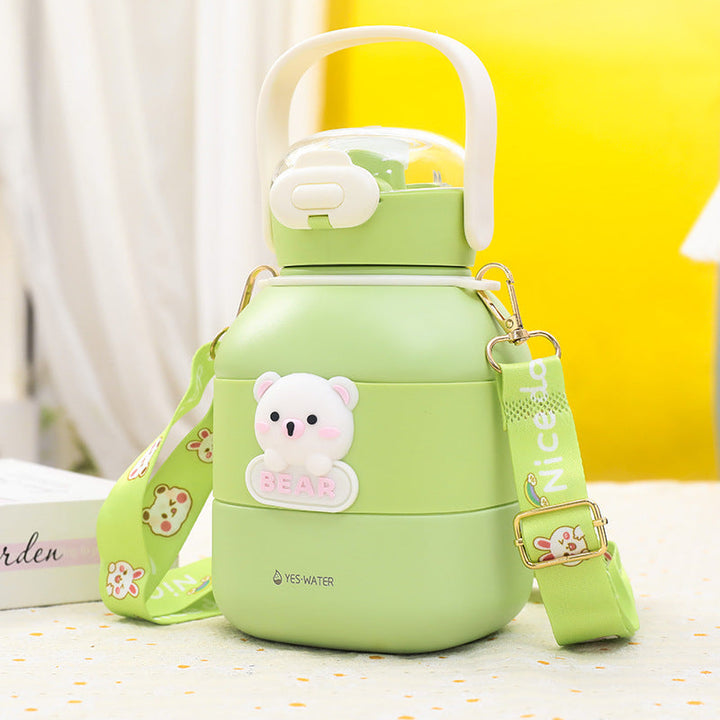 Creative water bottle with carrying strap Kalsten
