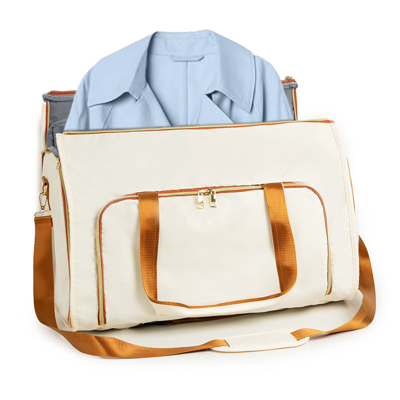 Elegant travel and sports bag with integrated suit compartment Kalsten