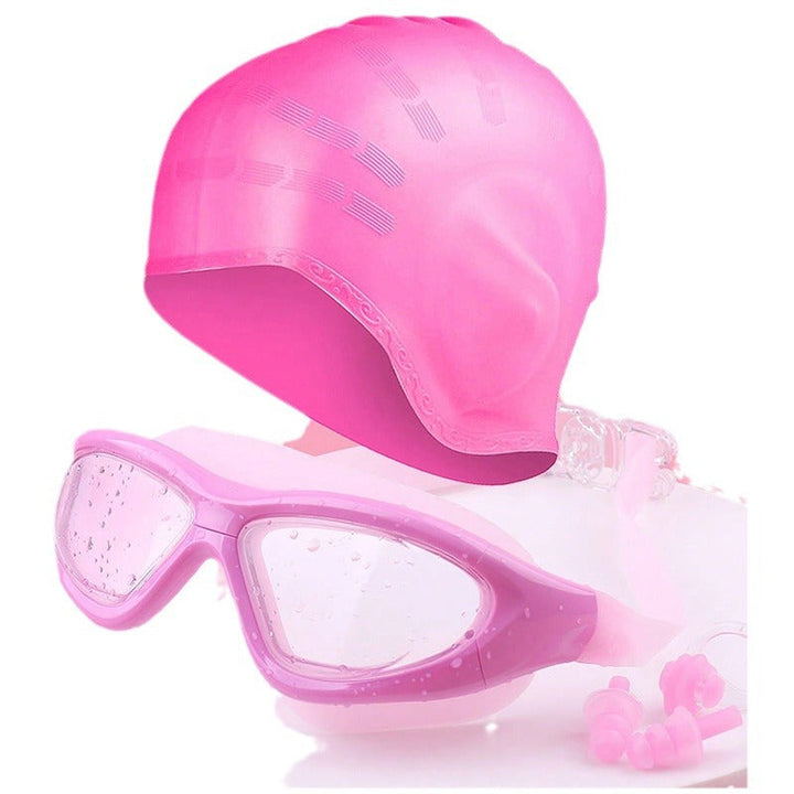 Swim set with comfort swim goggles and cap Kalsten