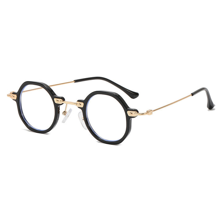 Women's designer sunglasses with hexagonal frame and luxurious metal accents Kalsten