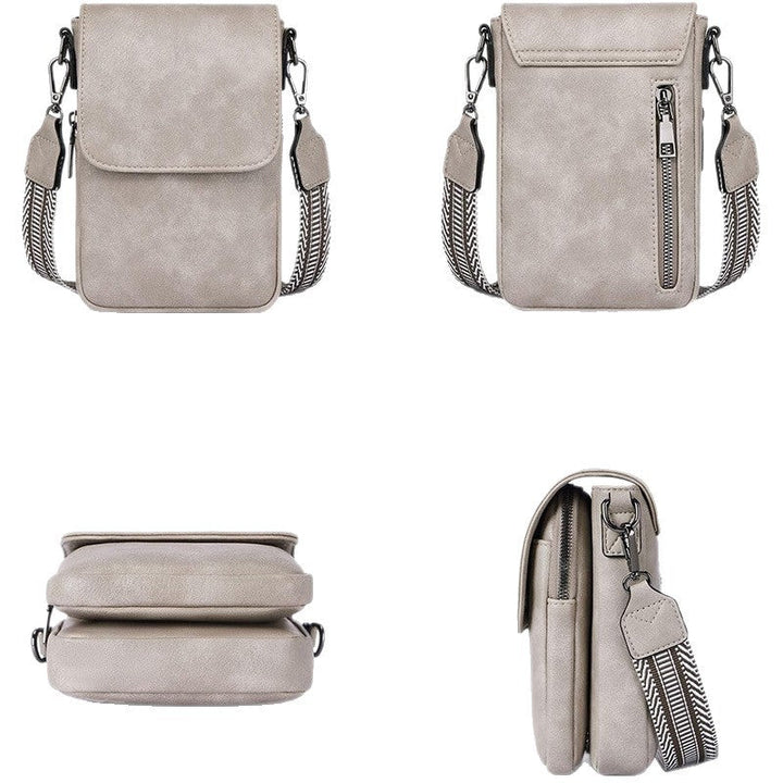 Fashionable shoulder bag with colorful adjustable shoulder strap Kalsten