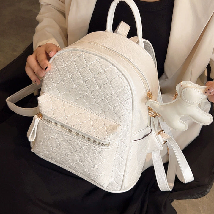 Stylish Textured Mini Backpack Kalsten